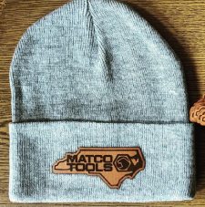 Custom Leather Patch Beanie Hats variety of shapes & colors